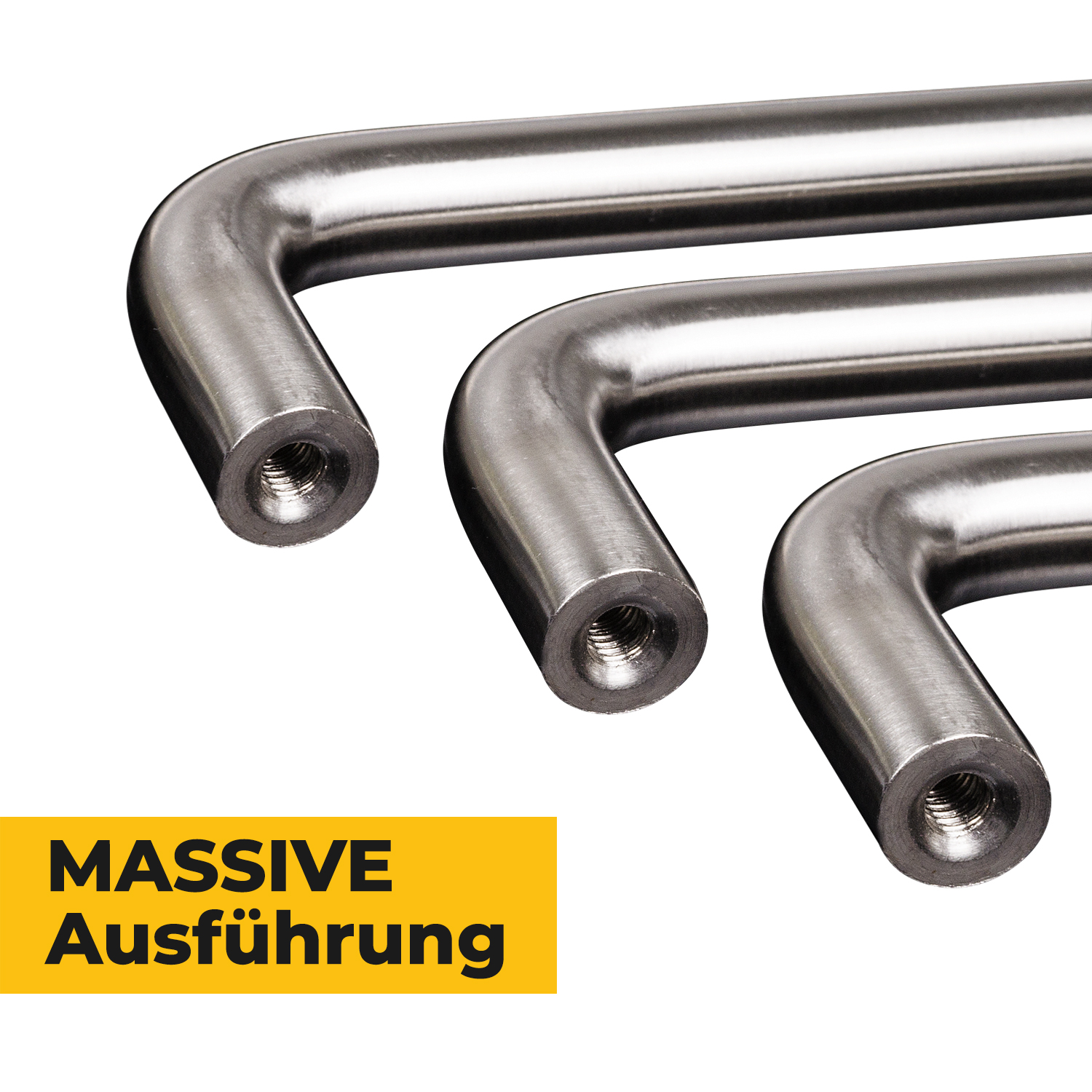 Möbegriff ECHT EDELSTAHL Bügelgriff Schubladengriff Küche Schrankgriff