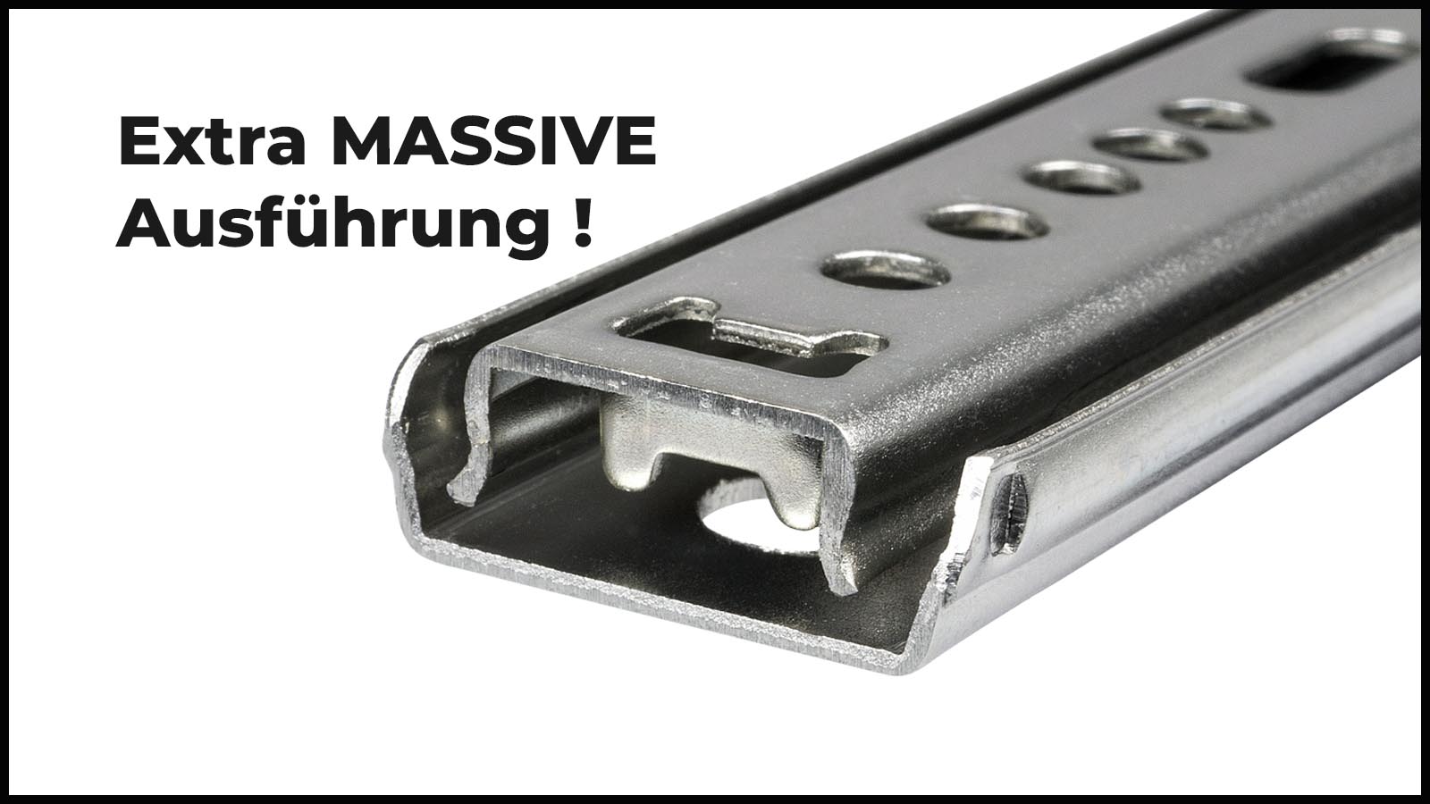 Schubladenschienen Auszugschiene Teleskopschienen Kugelauszüge 27 mm