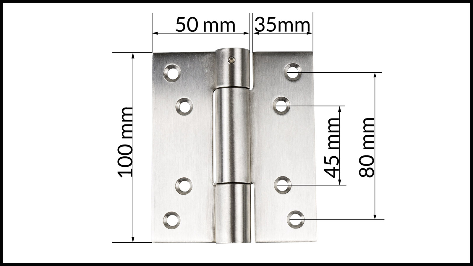 2 Edelstahl Türscharniere mit/ohne Softclosing Beschlag Türschließer 75