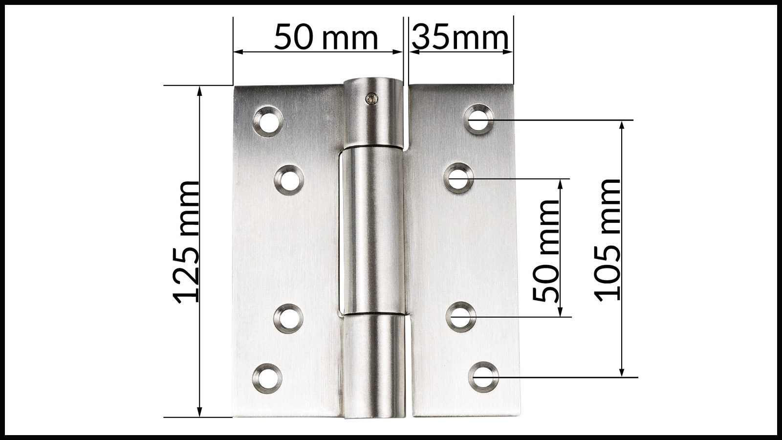2 Edelstahl Türscharniere mit/ohne Softclosing Beschlag Türschließer 75